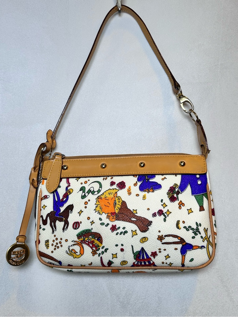 Piero Guidi Magic Circus Shoulder Bag Italian Designer - Picture 2 of 15